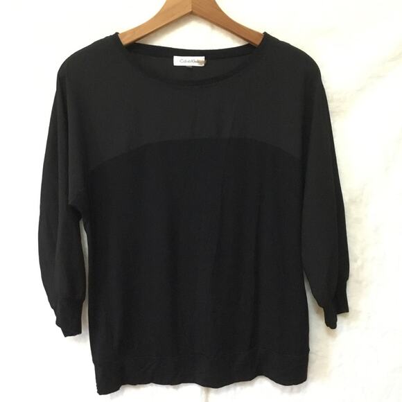 Calvin Klein Tops - Calvin Klein Black Long-Sleeve Top